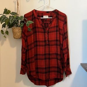 Plaid Tunic
